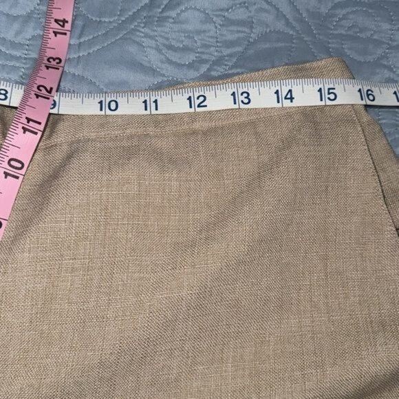 Alfred Dunner Womens Size 16 Beige Straight Leg Pants Polyester - Picture 8 of 10